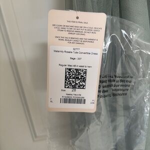 Revelry Rosalie Tulle Maternity Bridesmaid Gown size 28